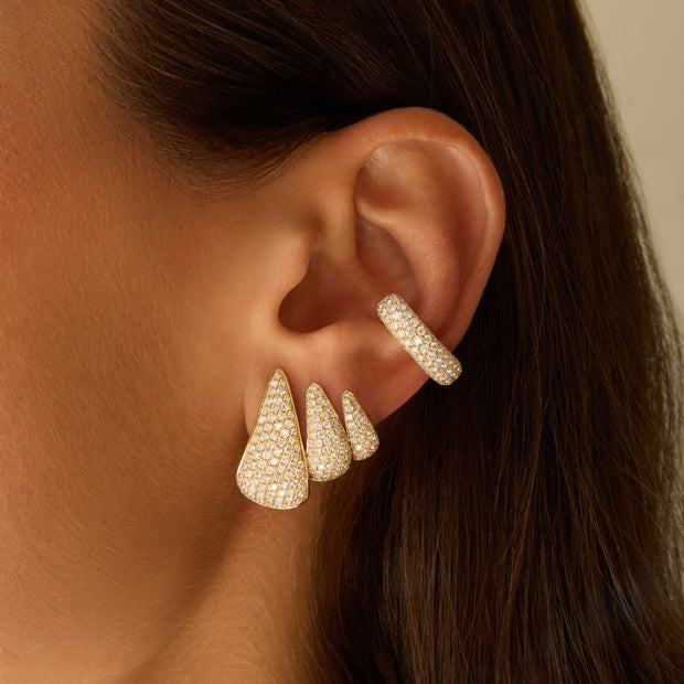 BABY DIAMOND CLAW EARRINGS