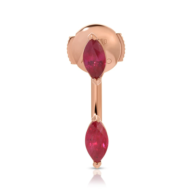 anita ko RUBY MARQUISE ORBIT EARRING