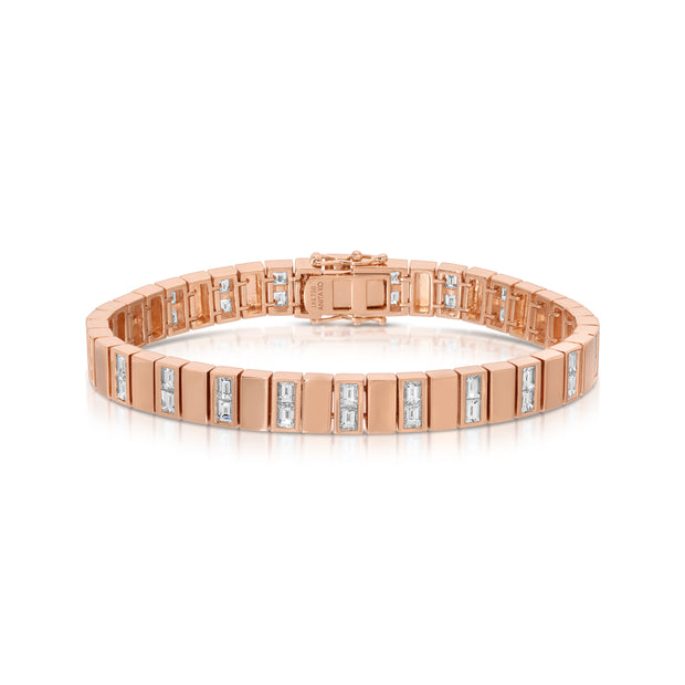 AVERY BAGUETTE DIAMOND BRACELET