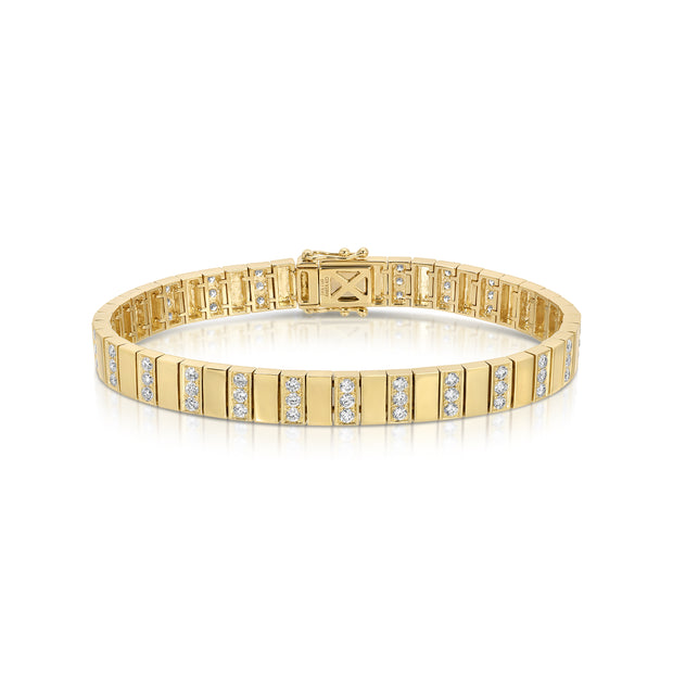 GOLD AND DIAMOND AVERY BRACELET