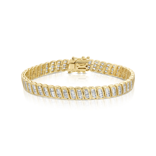 BAGUETTE DIAMOND ZOE BRACELET