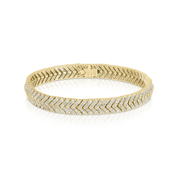 PAVE DIAMOND ZIPPER BRACELET