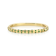 COSMO ORION EMERALD OVAL BANGLE