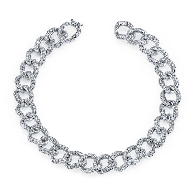 NAPLES DIAMOND CHAIN LINK BRACELET