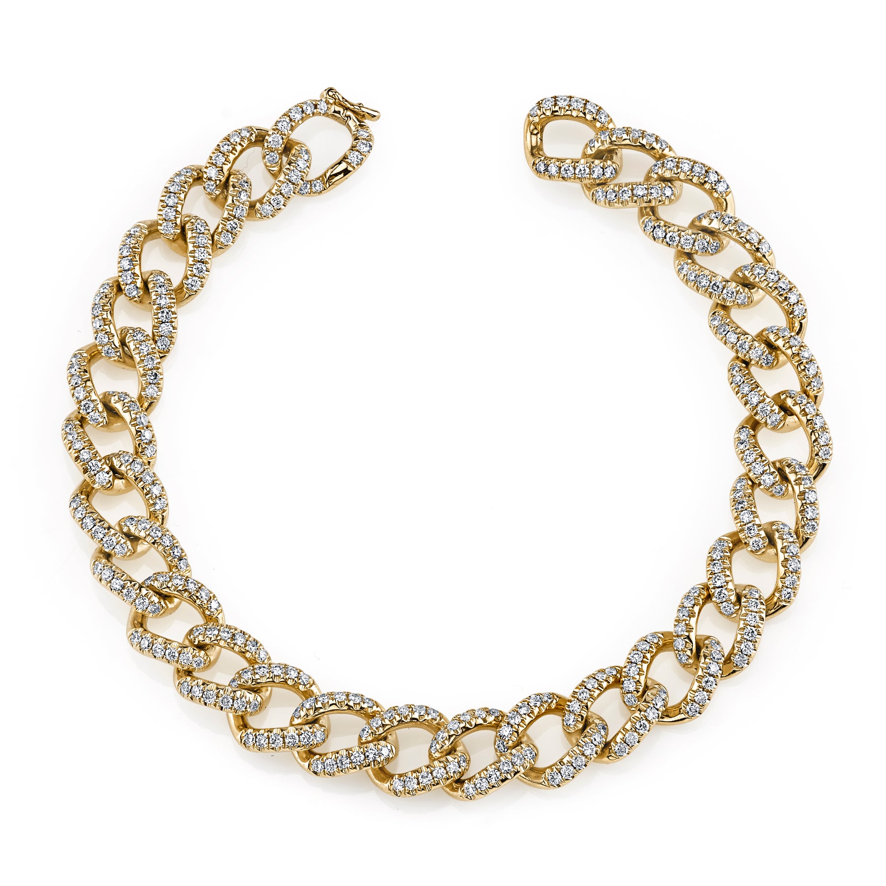 NAPLES DIAMOND CHAIN LINK BRACELET Anita Ko