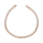 LARGE BAGUETTE DIAMOND ZOE CHOKER