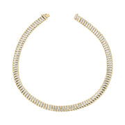 LARGE BAGUETTE DIAMOND ZOE CHOKER