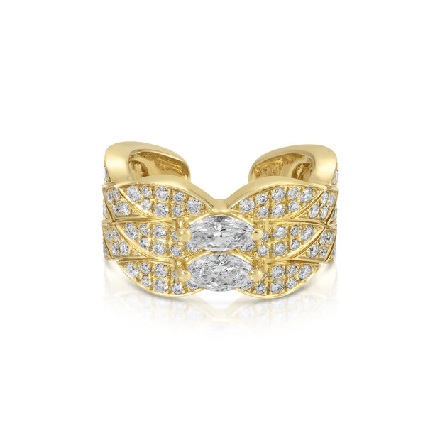 MARQUISE DIAMOND TALITHA EAR CUFF