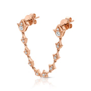 TULIP DOUBLE PIERCING LOOP EARRING