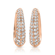 DIAMOND OVAL HOOPS