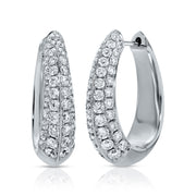 DIAMOND OVAL HOOPS