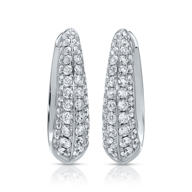 DIAMOND OVAL HOOPS