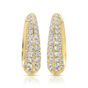 DIAMOND OVAL HOOPS
