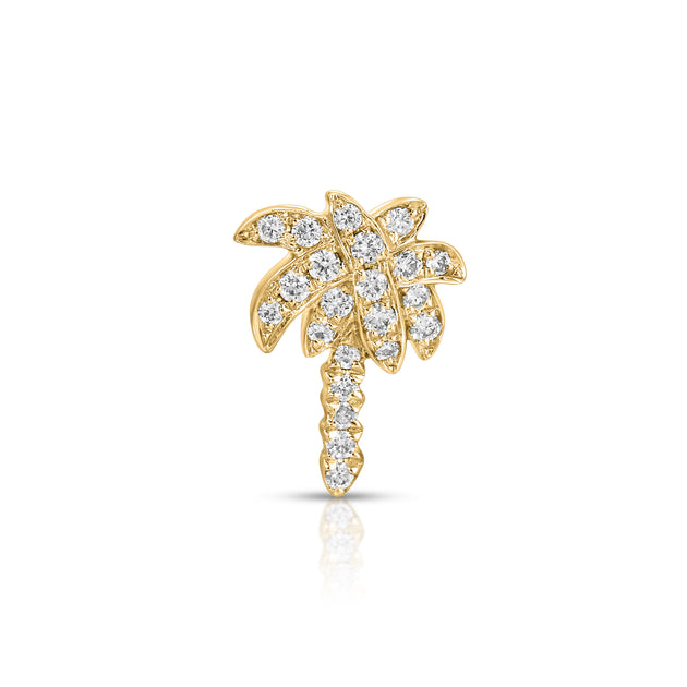 anita ko DIAMOND PALM TREE STUDS