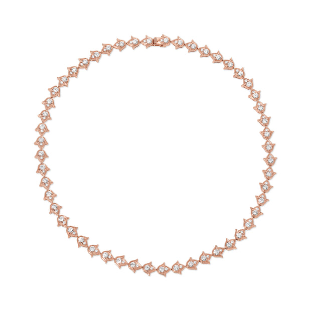LARGE TULIP DIAMOND CHOKER