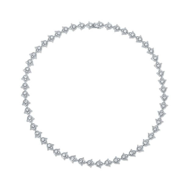 LARGE TULIP DIAMOND CHOKER