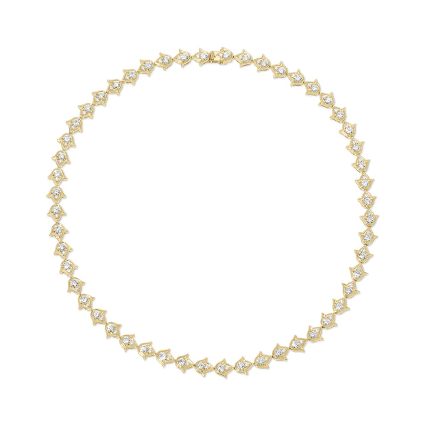 LARGE TULIP DIAMOND CHOKER