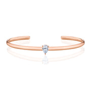 PEAR SHAPED DIAMOND CUFF