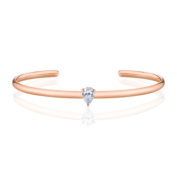 PEAR SHAPED DIAMOND CUFF