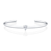 PEAR SHAPED DIAMOND CUFF