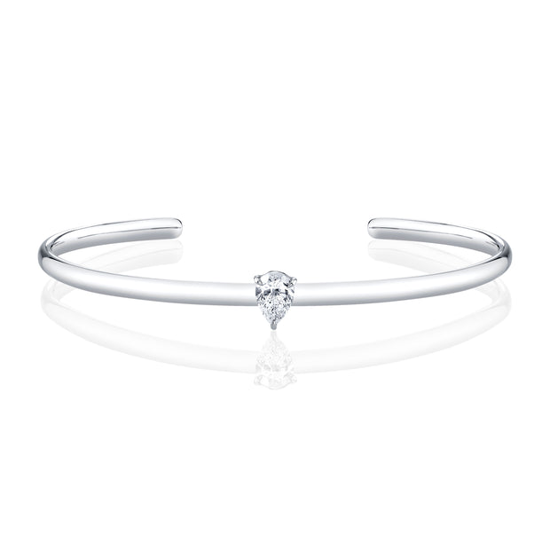PEAR SHAPED DIAMOND CUFF