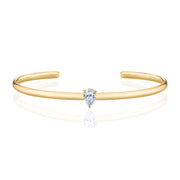 PEAR SHAPED DIAMOND CUFF