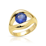 BLUE SAPPHIRE EYE RING