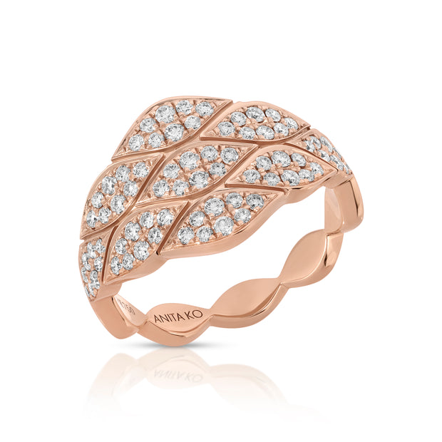 TALITHA GRADUATED PAVE DIAMOND RING