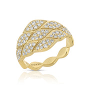 TALITHA GRADUATED PAVE DIAMOND RING