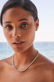 PAVE DIAMOND COIL CHOKER