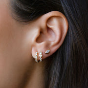 MARQUISE BEZEL DIAMOND STUDS