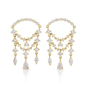 DELILAH DIAMOND DROP EARRINGS