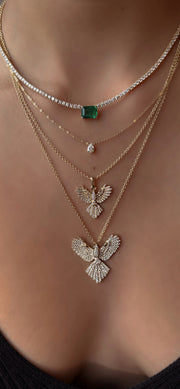 SMALL DIAMOND PHOENIX PENDANT