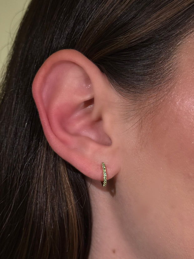 SMALL TSAVORITE HUGGIES