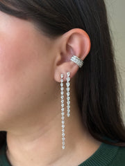 OLIVE DIAMOND DROP EARRINGS