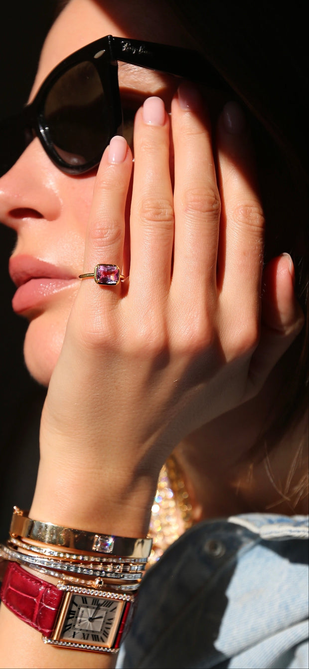 RADIANT PINK SAPPHIRE RING