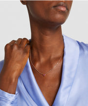 RUBY HEART NECKLACE