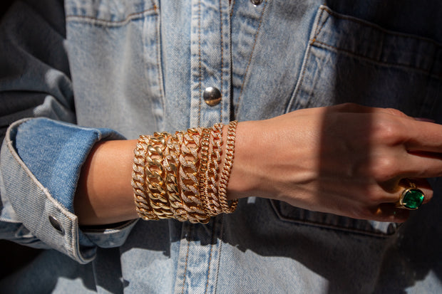 HEMINGWAY DIAMOND CHAIN LINK BRACELET