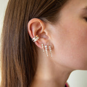 SMALL BAGUETTE DAGGER EARRINGS