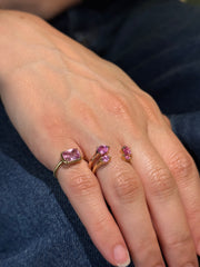RADIANT PINK SAPPHIRE RING