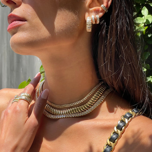 BAGUETTE DIAMOND ZOE CHOKER