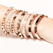 SIX-SIDED SPIKE BRACELET WITH ONE DIAMOND SPIKE