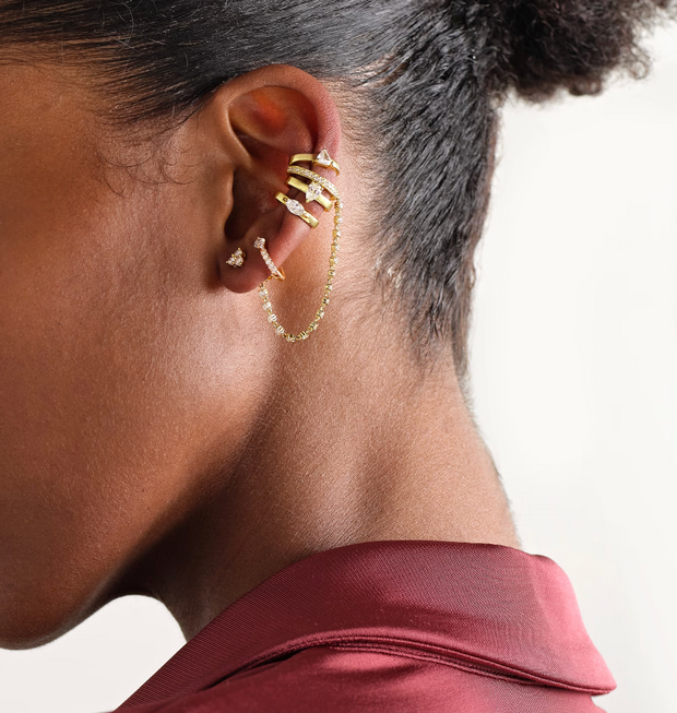 TRILLION DIAMOND EAR CUFF