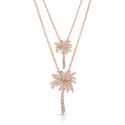 SMALL DIAMOND PALM TREE PENDANT