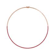 AUDREY RUBY BAR LINK CHOKER