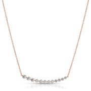 LARGE GRADUATED DIAMOND NECKLACE