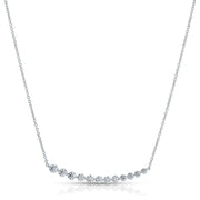 LARGE GRADUATED DIAMOND NECKLACE