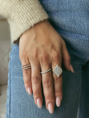 PAVE DIAMOND MARQUISE RING