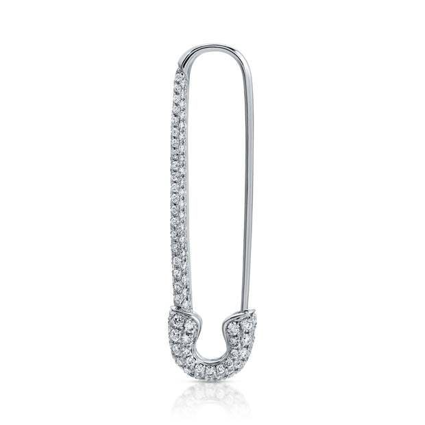 EXTRA LARGE DIAMOND SAFETY PIN