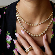 LARGE TULIP DIAMOND CHOKER
